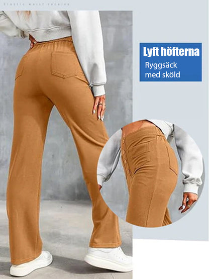 29% UIT ⏳ Hoge elastische broek met meerdere zakken