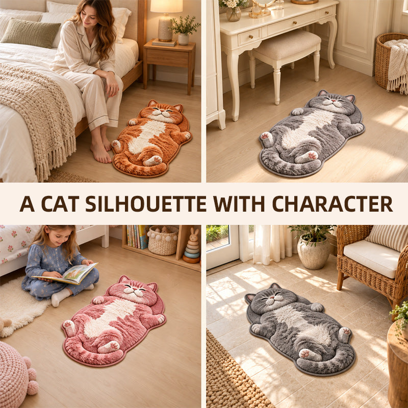 🐱🏡 Kattenvormige Deurmat – Schattige Decoratie met Absorberende Werking