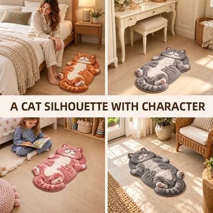 🐱🏡 Kattenvormige Deurmat – Schattige Decoratie met Absorberende Werking