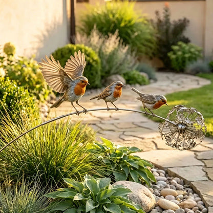 Liefdevolle Roodborst Tuinsteker – Herinnering & Rust in je Tuin 🕊️🌿💫