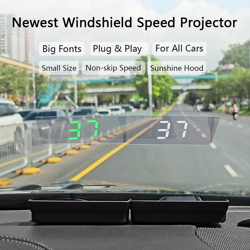 💥Escort voor veilig rijden💥Snelheidsmeter met head-up display🚗