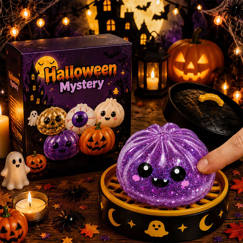 Halloween Verrassings Speelgoed Set – Schattig, Zacht & Leuk 🎃👻✨