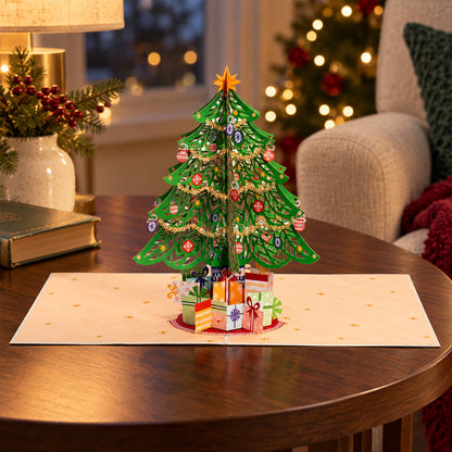 🎄🎁 3D Pop-up Kerstkaart – Unieke Papierkunst als Tijdloos Aandenken