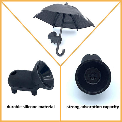😎Telefoonparaplu met zuignap☂️