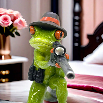 🐸🎯 Kikkerjager – Grappig figuurtje van een kikkerjager