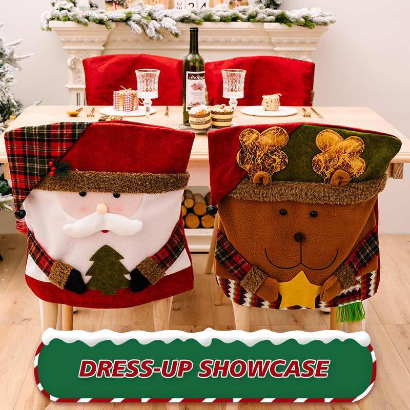 🎅Kerststoel Decoratieset🎄