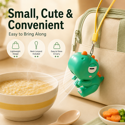 🍼 Clip-On Voedselkoeler Ventilator – Laat Warm Eten Razendsnel Afkoelen! 🌬️✨