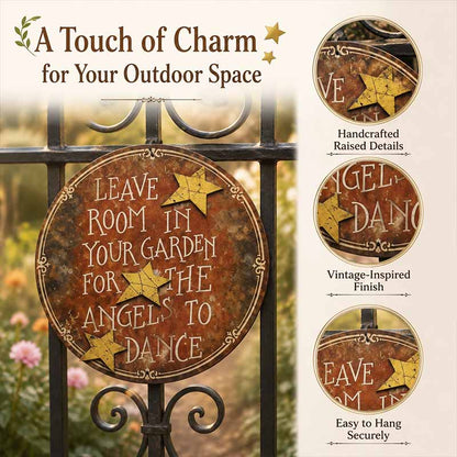 🌿 Leave Room in Your Garden Vintage Sign