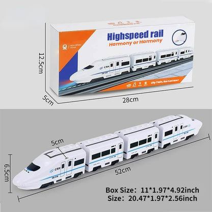 💥Hot Sale 💥-Elektrische universele simulatie hogesnelheidstrein Harmony trein speelgoed