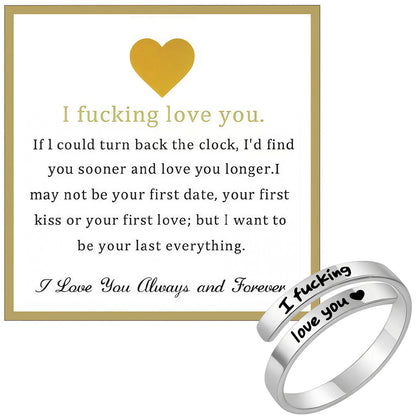 Een Ring Die Zegt Wat Woorden Soms Niet Kunnen! 💍❤️✨