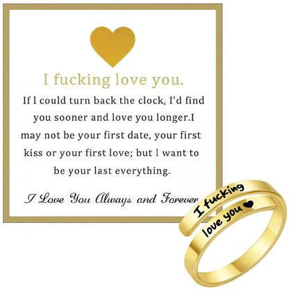 Een Ring Die Zegt Wat Woorden Soms Niet Kunnen! 💍❤️✨