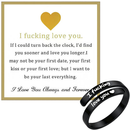 Een Ring Die Zegt Wat Woorden Soms Niet Kunnen! 💍❤️✨