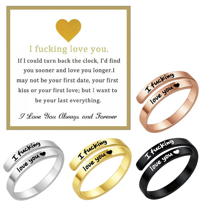 Een Ring Die Zegt Wat Woorden Soms Niet Kunnen! 💍❤️✨