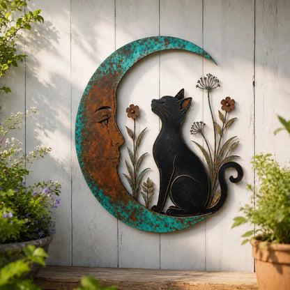 🌜️Wanddecoratie met halve maan en bij🐝