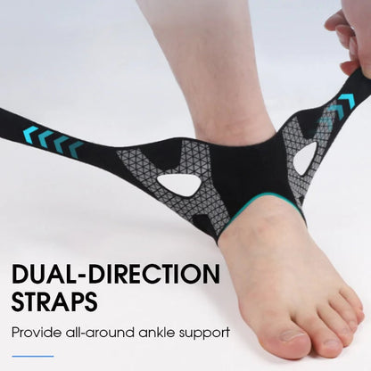 ⏳ Vandaag 40% KORTING ⏰ Verstelbare elastische enkelbrace 🦶 Comfortabele ondersteuning voor sport, wandelen en dagelijks gebruik