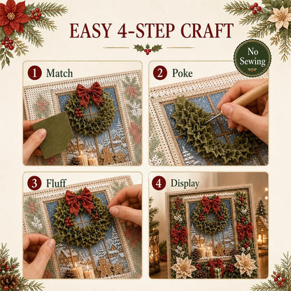 🎁🎅3D-kerststempelset voor stof
