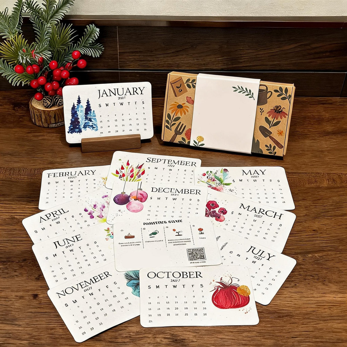 🌱 Milieuvriendelijke Plantbare "Tijdloze" Zaadkalender 2027 ✨