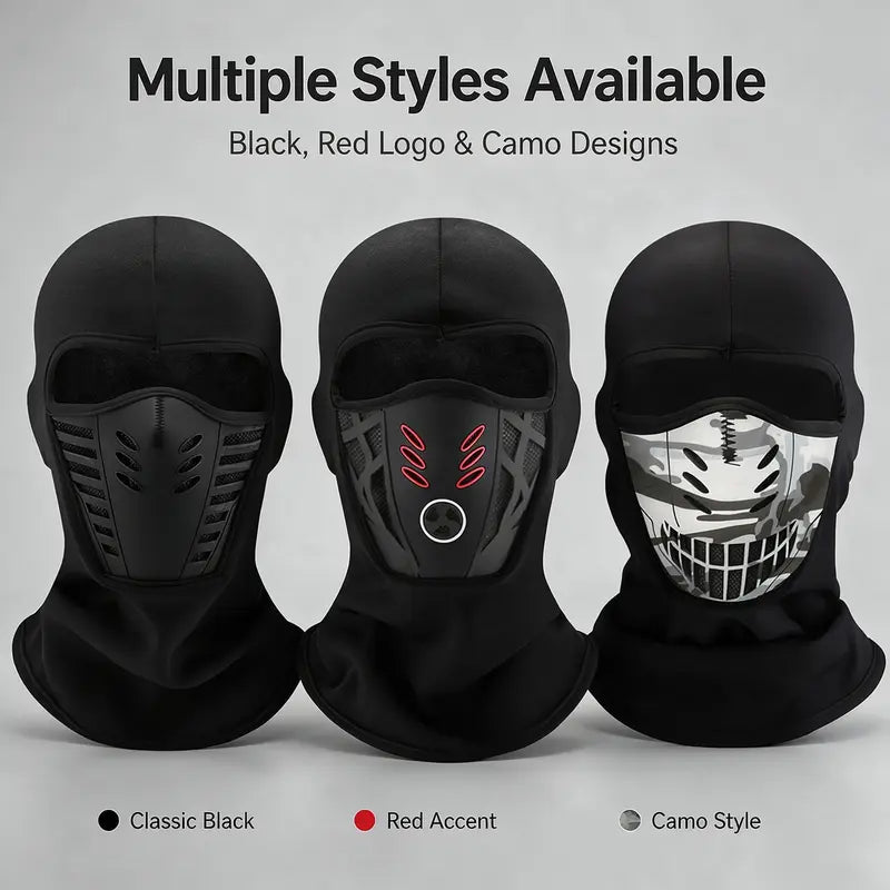 Unisex fleece-skimasker dat het hele gezicht bedekt – winddicht, anti-condens, zachte sport- en outdoormuts 🧣
