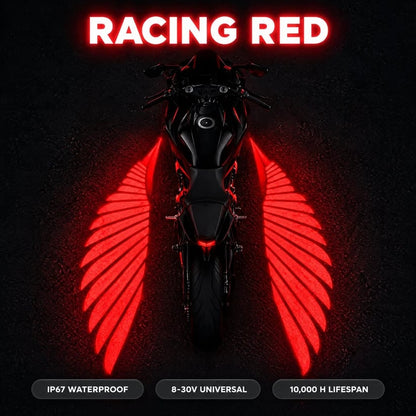 🏍️LED-projectorlampen voor motorfietsen in de vorm van engelenvleugels