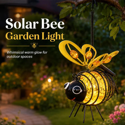 🐝Hangende bijenlamp op zonne-energie voor buiten – Het perfecte cadeau voor moeders die van planten houden, of eigenlijk voor iedereen die je een glimlach bezorgt❤️