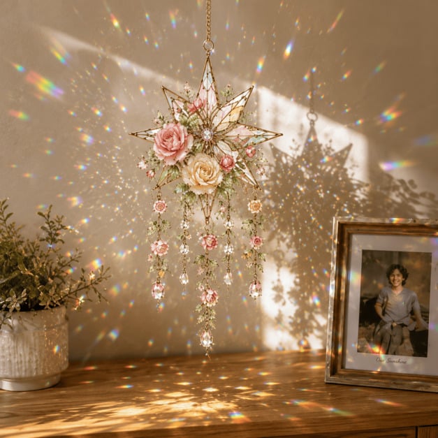 🌈✨Crystal Garden Suncatcher - Laat elke zonnestraal uitbloeien tot een regenboog! 🌸