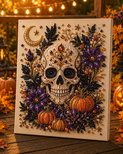 👻✨ DIY-set voor Halloween-parelkunst – Maak van kleine pareltjes griezelig-schattige kunstwerkjes