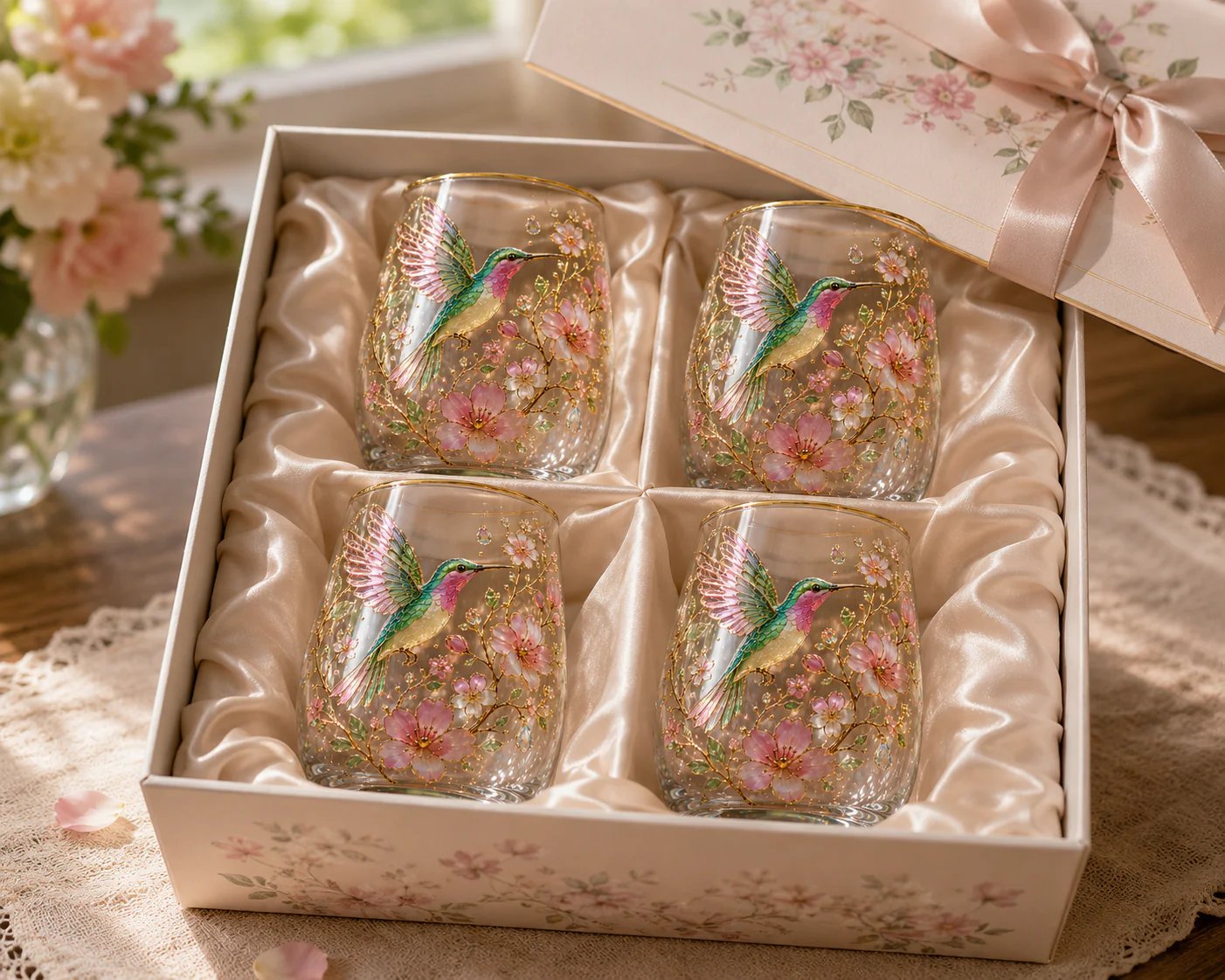 🌸🌿 Limited Edition 2026 Garden Morning Bliss glazen theekopje☀️☕