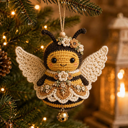 🔥Gehaakte engeltjes als kerstversiering – Schattige gevleugelde kerstboomdecoraties🧶