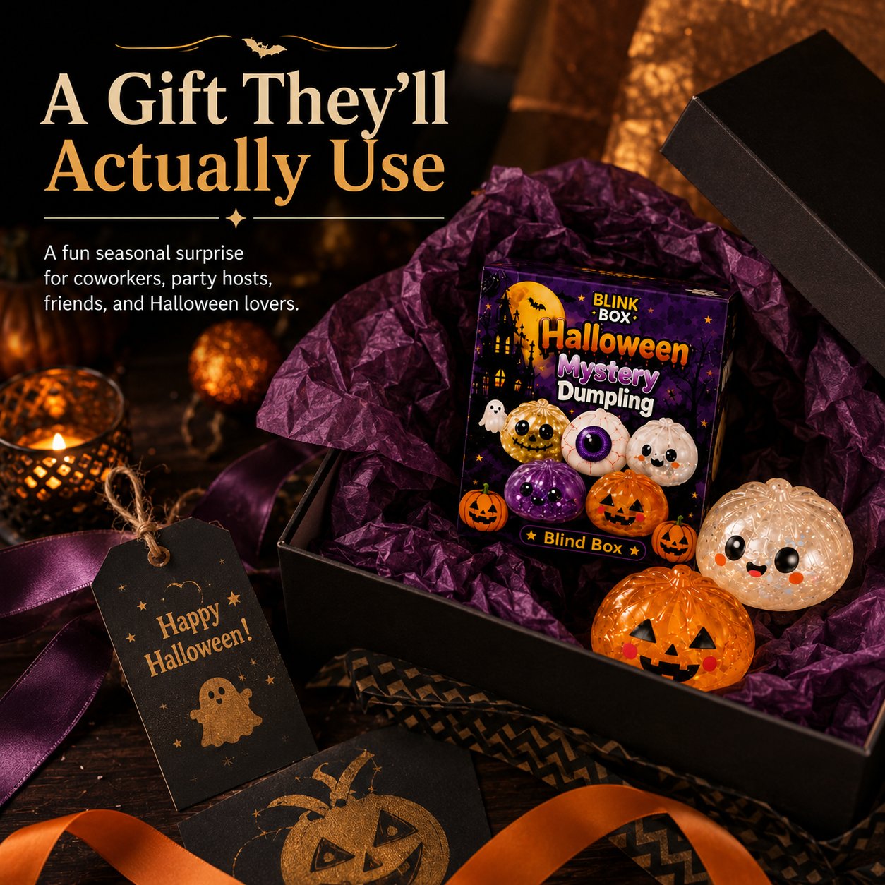 Halloween Verrassings Speelgoed Set – Schattig, Zacht & Leuk 🎃👻✨