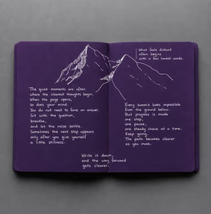 📘 Notedfy Think Blue-notitieboekje – Een andere pagina voor betere ideeën 💙