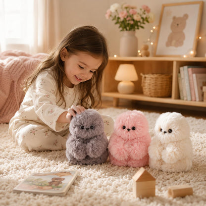 ✨Schattige AI-robotpop met verlegen en emotioneel gezelschap als tasbedeltje en knuffel👜 – Hij kan zingen, zijn hoofd draaien en leren praten🤖