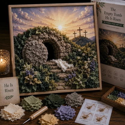 🔥 Laatste dag: 49% KORTING - ✝️ 3D-poke-art-set van christelijke stof