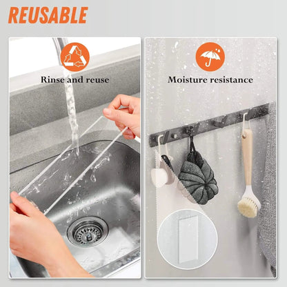🎁 1+1 GRATIS! 🛠️ Zelfklevende waterdichte siliconentape. Dicht kieren en scheuren naadloos af. Ideaal voor deurisolatie in elk seizoen.