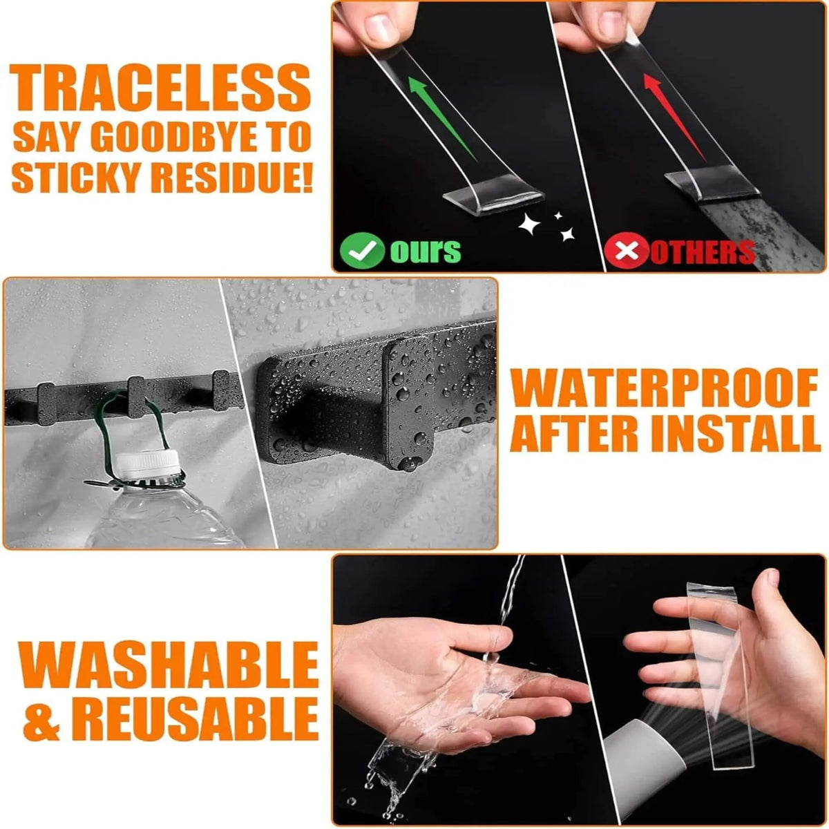 🎁 1+1 GRATIS! 🛠️ Zelfklevende waterdichte siliconentape. Dicht kieren en scheuren naadloos af. Ideaal voor deurisolatie in elk seizoen.
