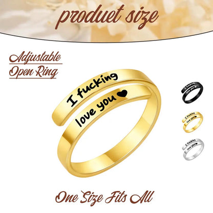 Een Ring Die Zegt Wat Woorden Soms Niet Kunnen! 💍❤️✨