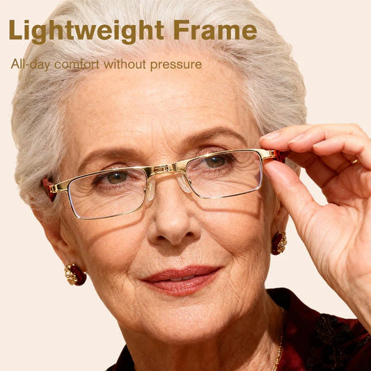 ⏰Wekelijkse speciale aanbieding: 47% korting👓Opvouwbare leesbril met blauwlichtfilter en etui