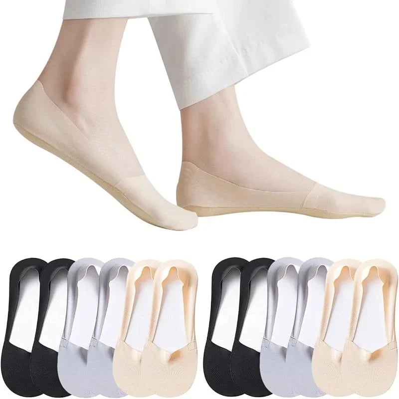 🔥Anti-slip dunne No Show Sokken