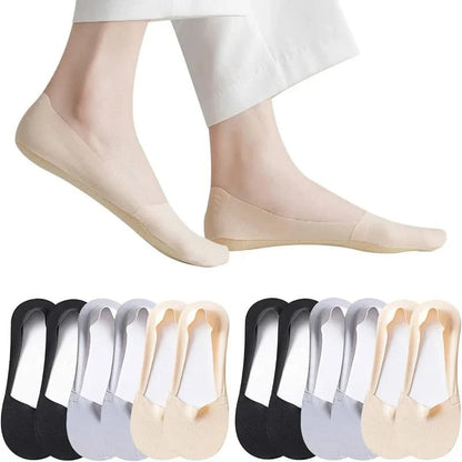 🔥Anti-slip dunne No Show Sokken