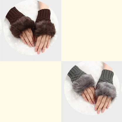 💕KOOP 1 KRIJG 1 GRATIS🔥 Fuzzy Zacht Gebreide Warme Vingerloze Handschoenen