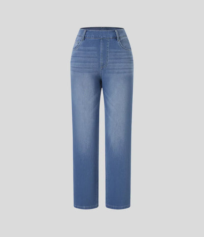 Lotte | Elastische en comfortabele broek met hoge taille