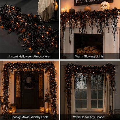 🎃 Spooky Chic: Halloween-decoratieset voor bij de open haard 👻