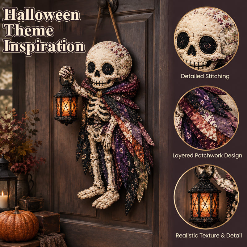 🎃🧵 Halloween Patchwork DIY Set – Maak Je Eigen Spookachtige Kunstwerk!