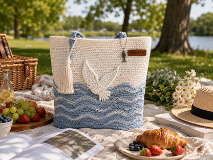 🔥LAATSTE DAG 50% KORTING -❤️ Handgemaakte gehaakte christelijke tas (✨Limited Edition 2026)