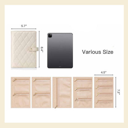 Vikbar smyckes organiser/vouwbare juwelen organiser