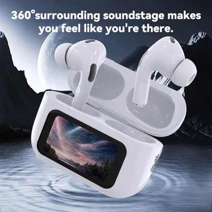 In-ear Bluetooth-oortelefoon met schermweergave
