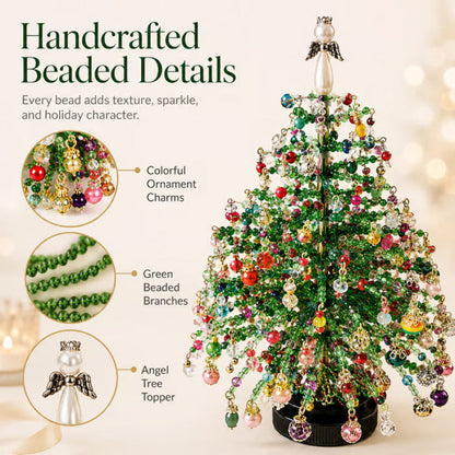 🎄 DIY Kralen Kerstboom Kit – Maak Jouw Eigen Sprankelende Kerstdecoratie! ✨🎁