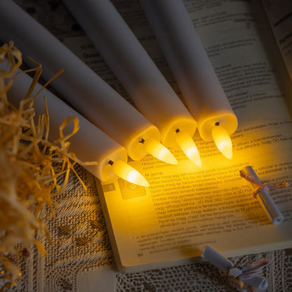 🎄Kerstspecial 🔥 6 LED-raamkaarsen zonder verlichting
