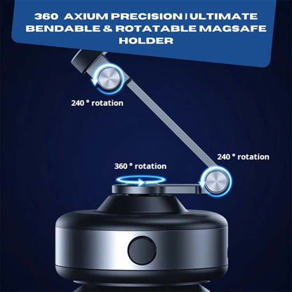 Dubbele zuignap vacuüm magnetische auto telefoonhouder