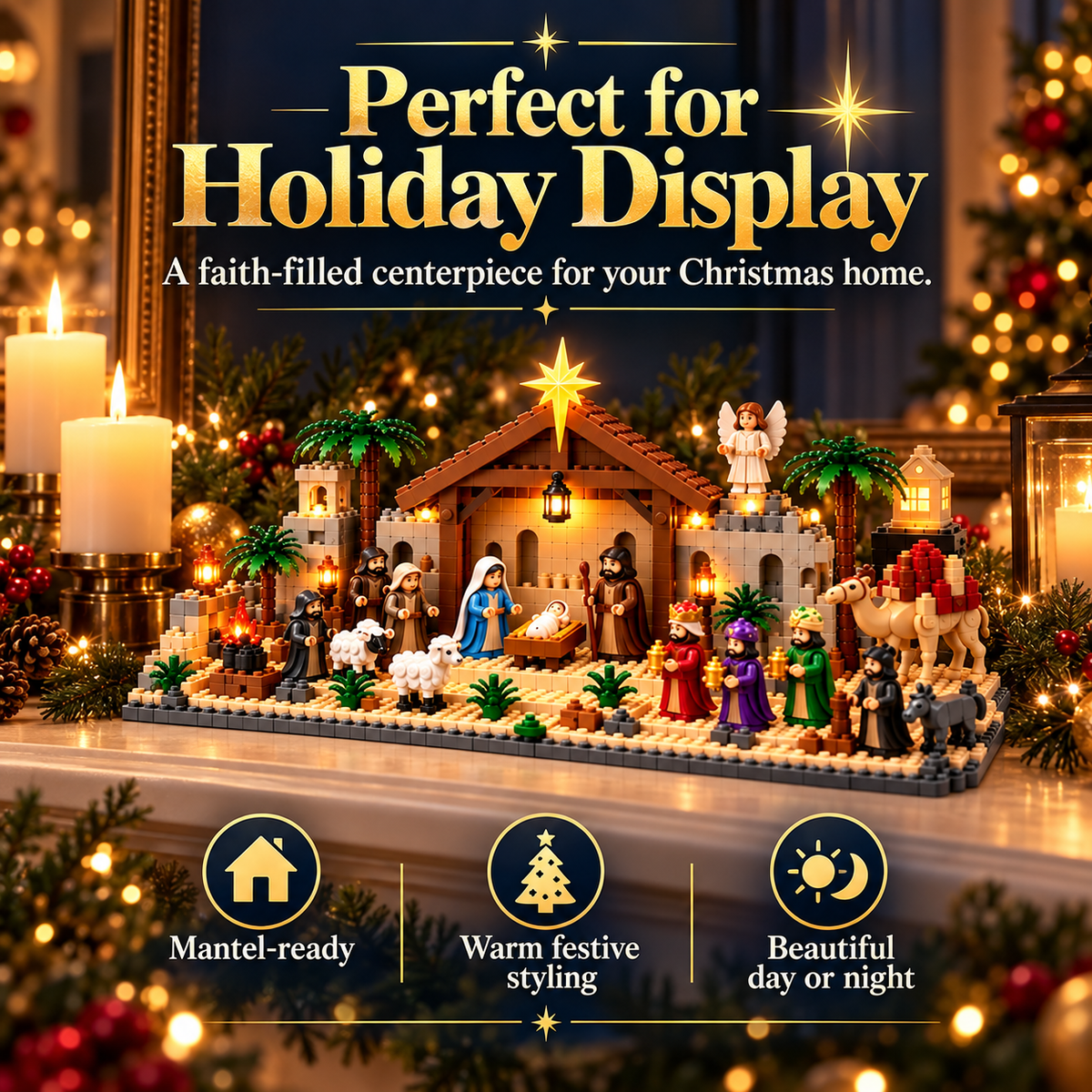 😇Kerststal-adventskalender – 24-daagse kerststal om zelf in elkaar te zetten