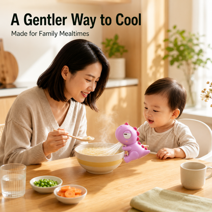 🍼 Clip-On Voedselkoeler Ventilator – Laat Warm Eten Razendsnel Afkoelen! 🌬️✨